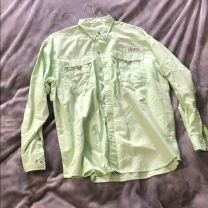 Men’s Omnishade Columbia Fishing Button Down